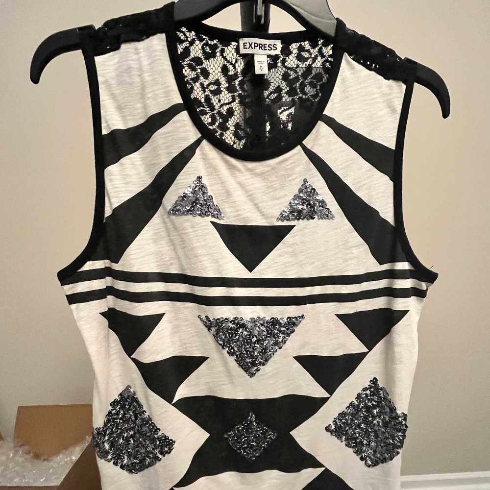 Express dressy top, size medium